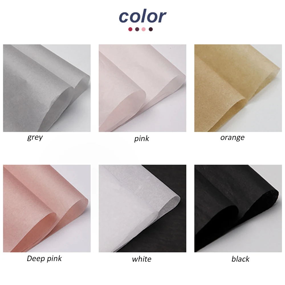 

40pcs/set Soft Tissue Paper Flower Gift Packaging Paper Floral Flower Wrapping Papers Flower Bouquet Wrapper 50*70cm