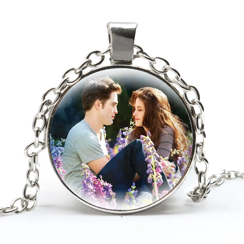 Подвеска из фильма Сумерки ожерелье кабошона с персонажем Эдварда Джейкоба