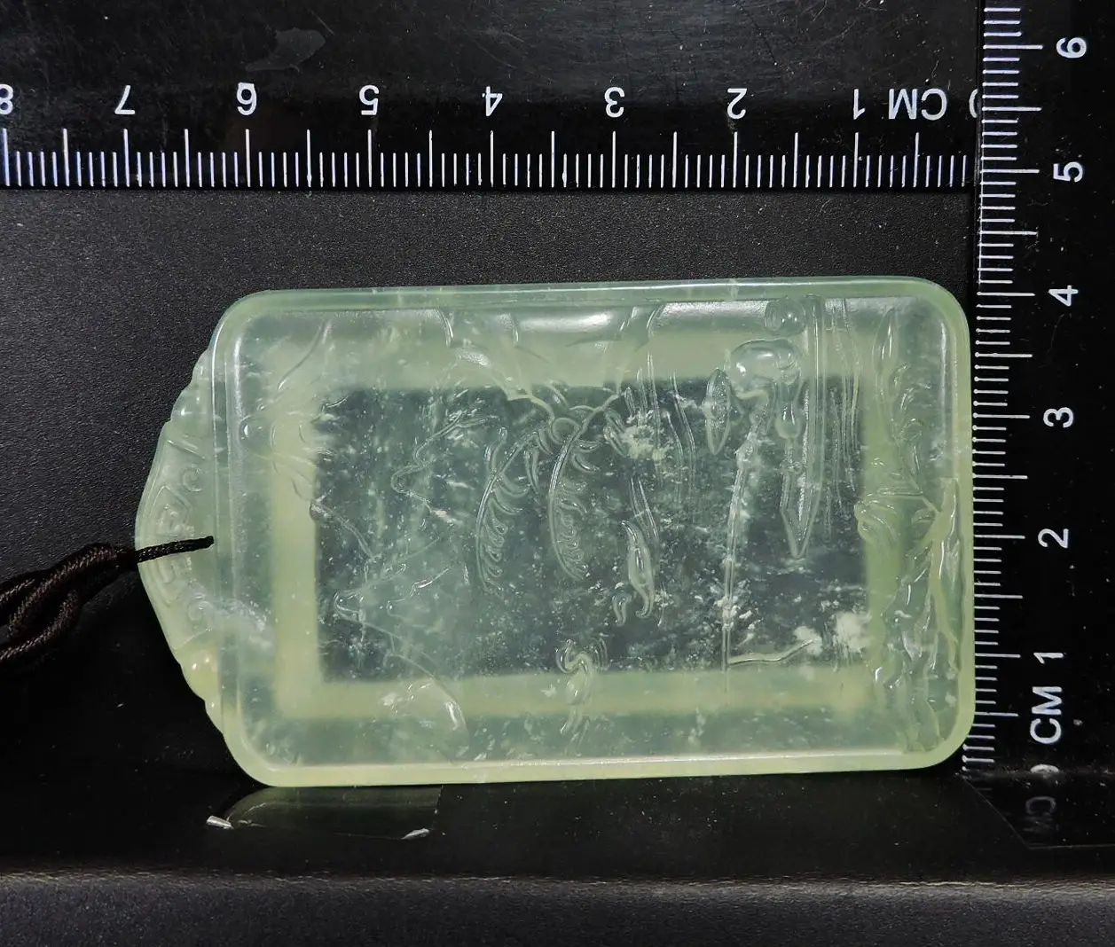 

Jade Jewelry Natural Jade Pendant Necklace Hand-Carved Icy landcape Jadeite Necklace Pendant Gift No Treatment 901F