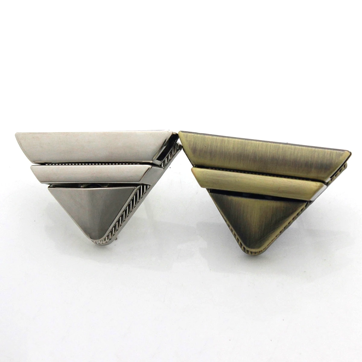 Металлический треугольный замок переключатель для сумок кошельков аксессуаров 1