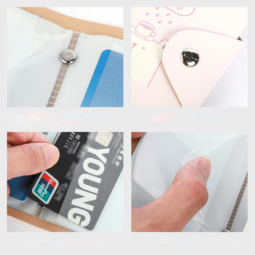 Модный визитница для кредитных карт чехол мужчин и женщин симпатичный маленький