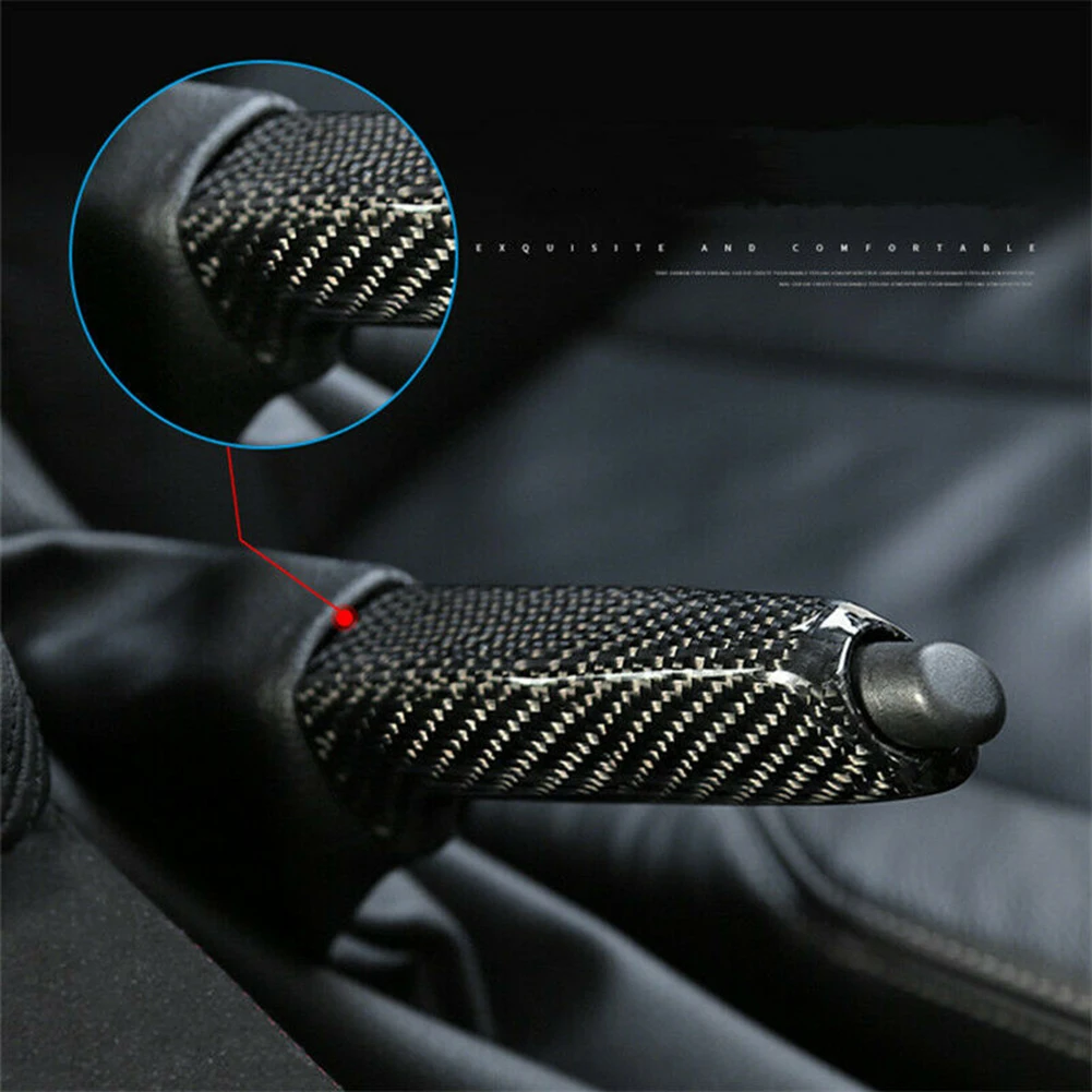 

Real carbon fiber Handbrake Cover Car Carbon Fiber Handbrake Cover High Quality