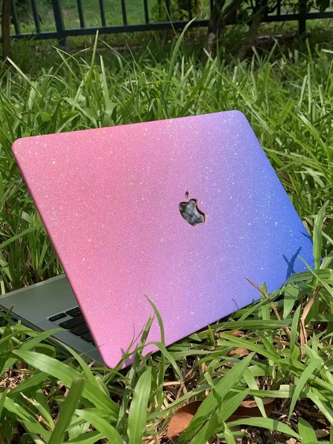 Чехлы Laotop 16 15 13 12 дюймов подходит для Apple Macbook M1 блестящий градиентный сенсорный