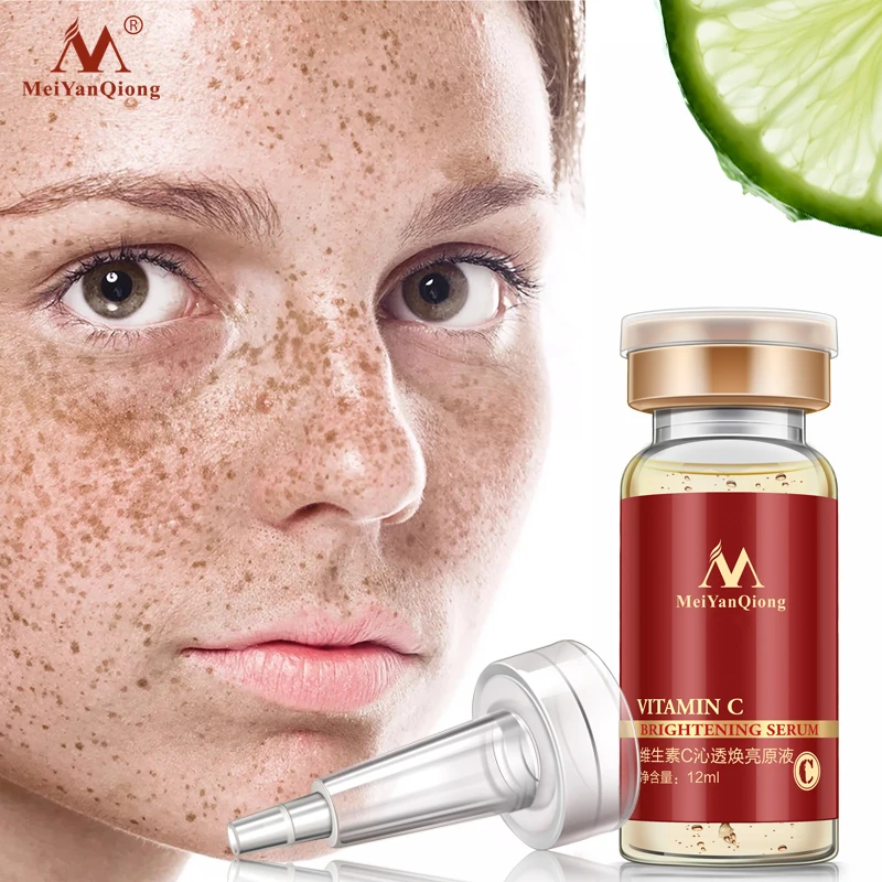 

MeiYanQiong Vitamin C Whitening Skin Serum Remove Dark Spots Freckles Blemish Anti-Aging Anti Wrinkle Moisturizing Face Essence