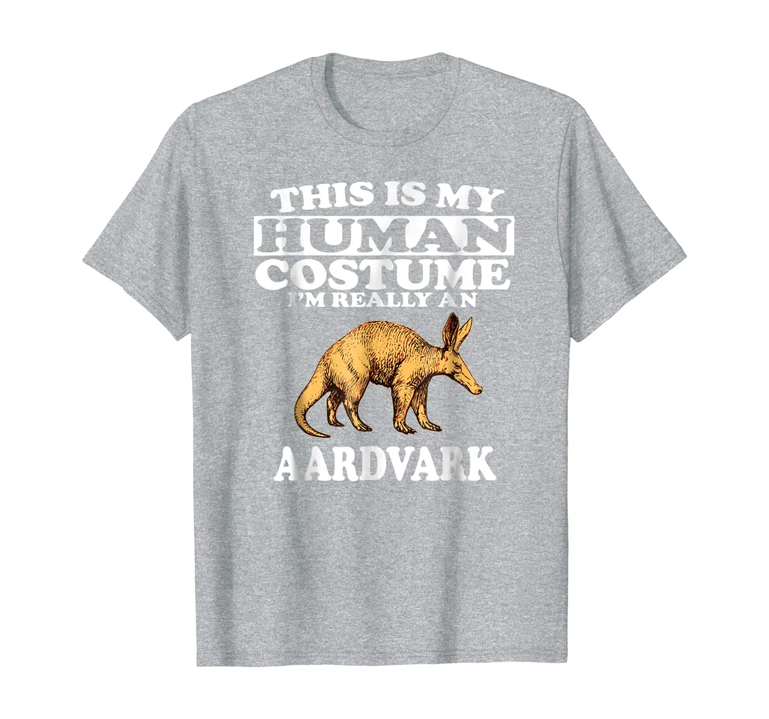 This Is My Human Costume I'm Really An Aardvark T-Shirt this is my circus and these are my monkeys t shirt pink