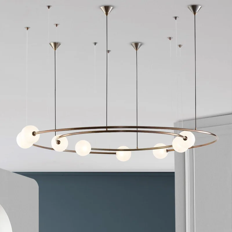 

modern led stone luminaria pendente hanglamp pendant light kitchen dining bar lumiere dining room light