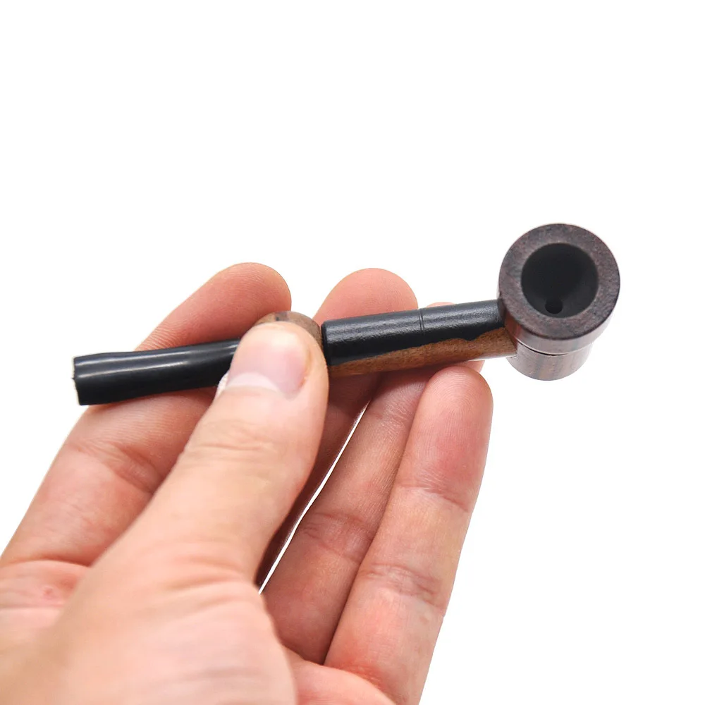 Курительная трубка ручной работы из черного дерева курительная аксессуары для