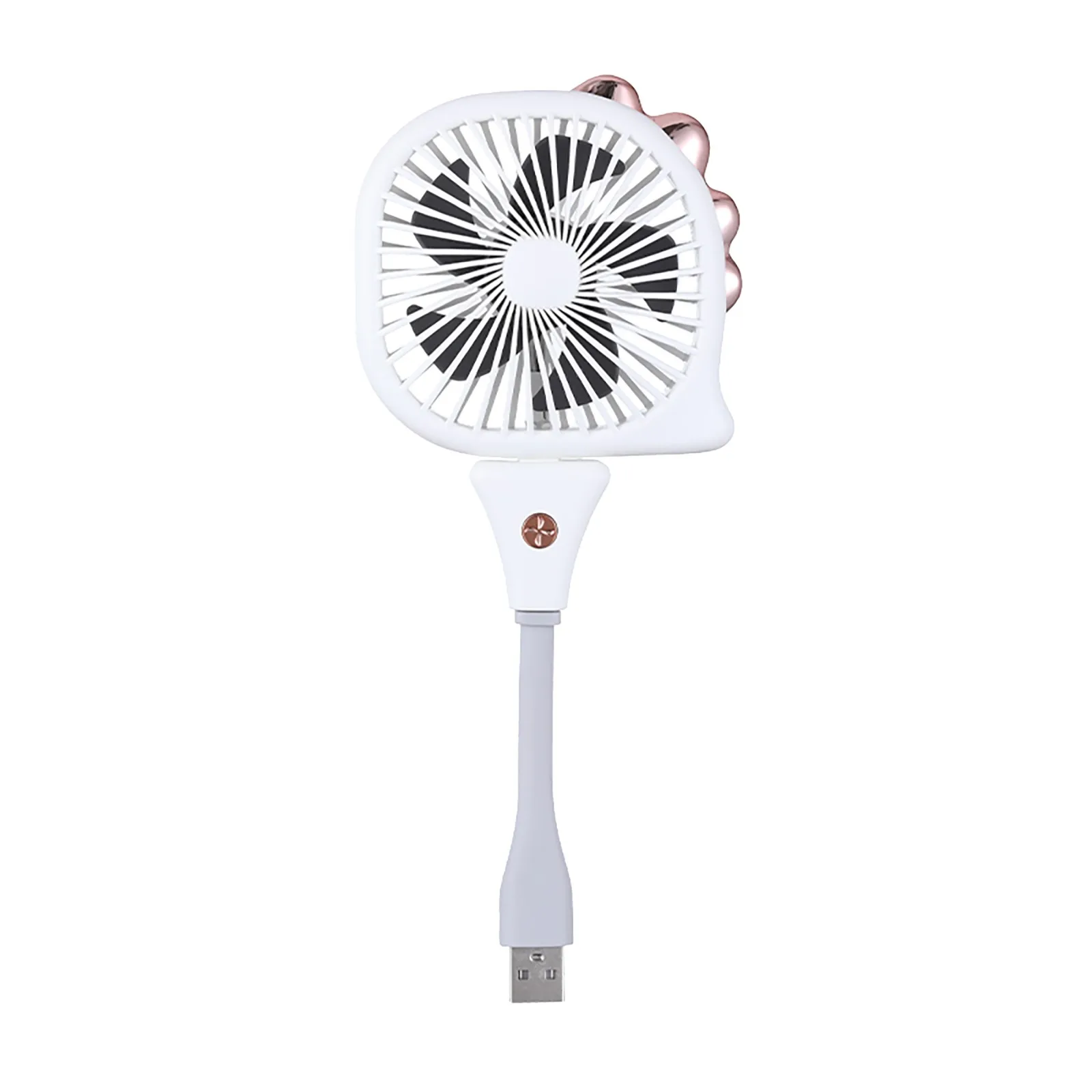 Гибкий портативный карманный мини вентилятор с Usb портом удобный для переноски