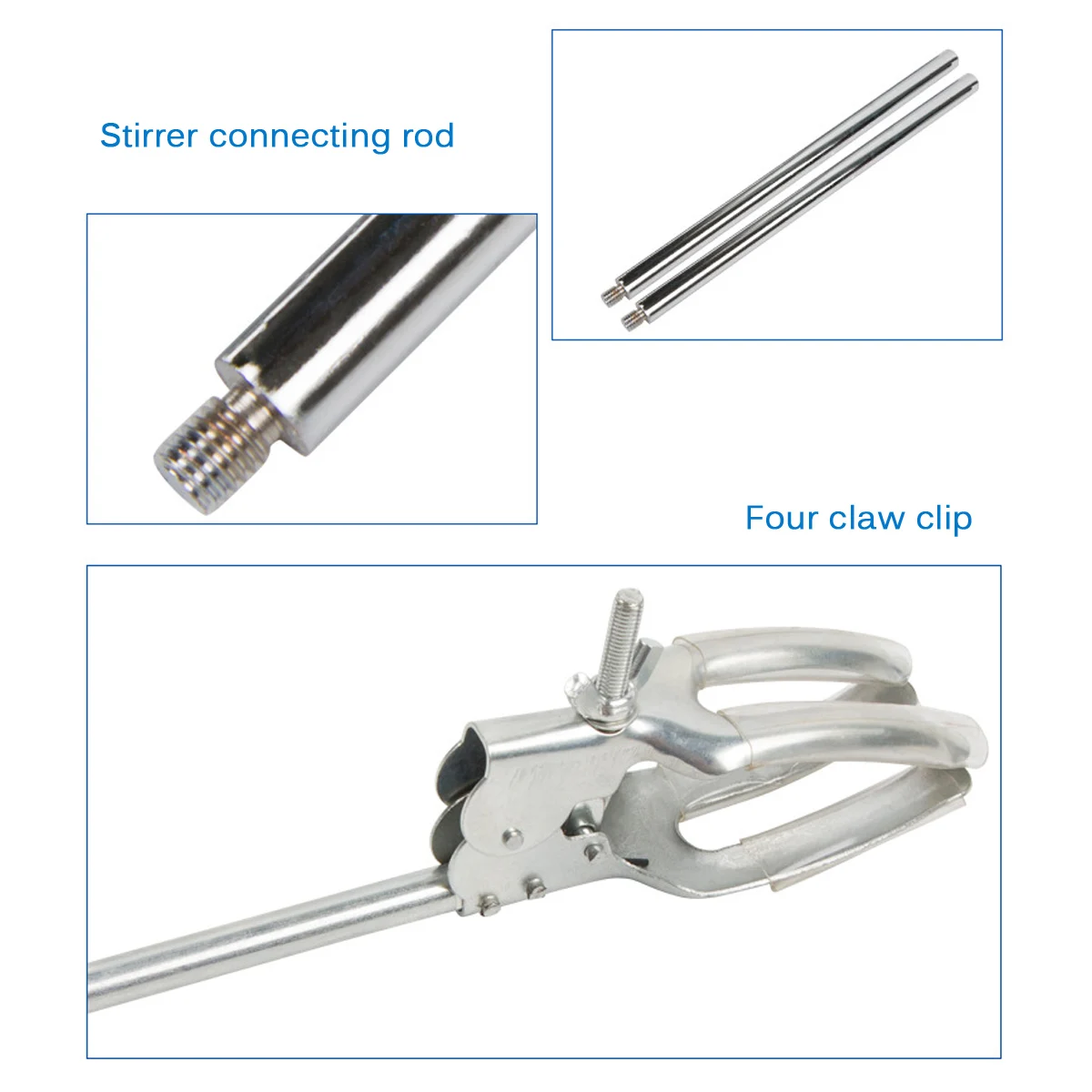 

100W/60W 4000rpm multi-function Mixer Electric Mixer Overhead Stirrer Adjustable Churn Stir Machine Blenders Laboratory Stirrer