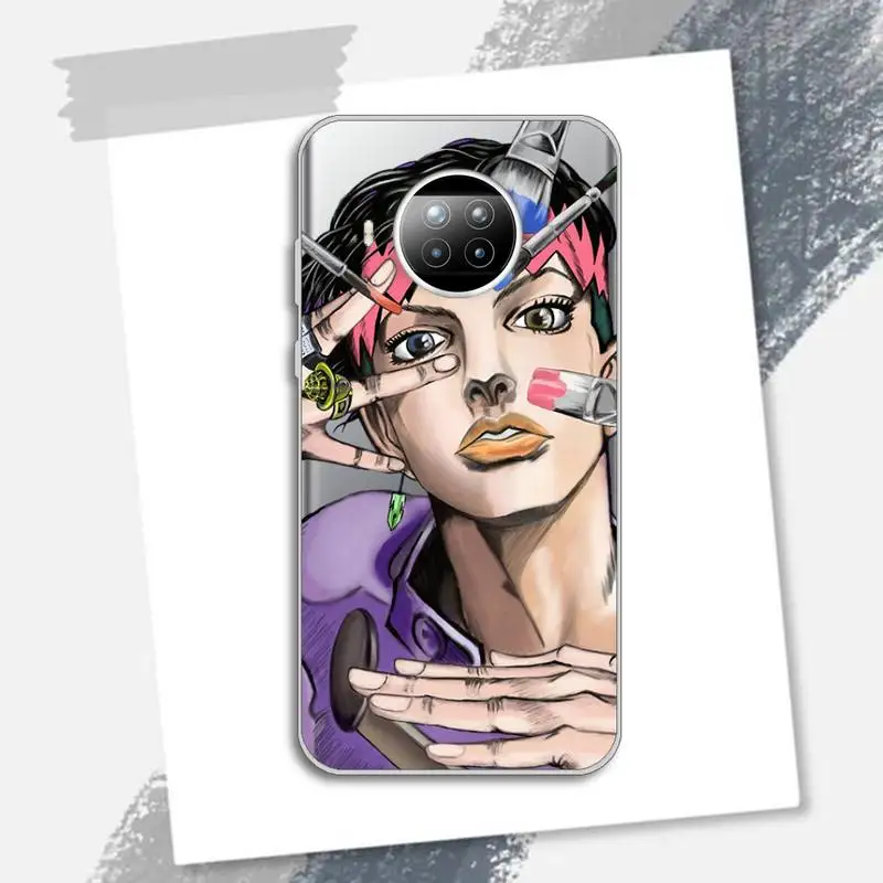 

Jojo Anime Bizarre Adventure Phone Case Transparent for xiaomi redmi note 8 9 9s 11 10t lite pro