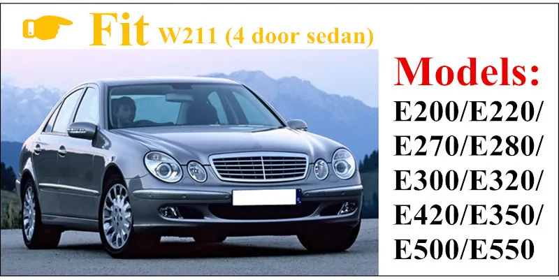 Mercedes W211 карбоновое волокно заднее крыло спойлер багажник загрузки спойлер для benz E класс 2003-2009 W211 E320