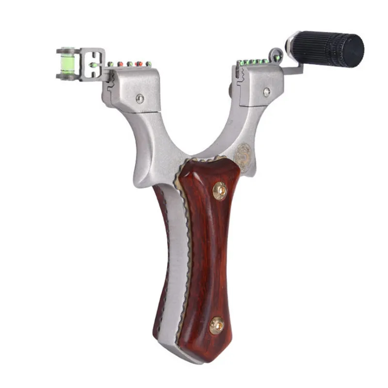 Рогатка Охота из нержавеющей стали катапульты лазера прицеливания удобная