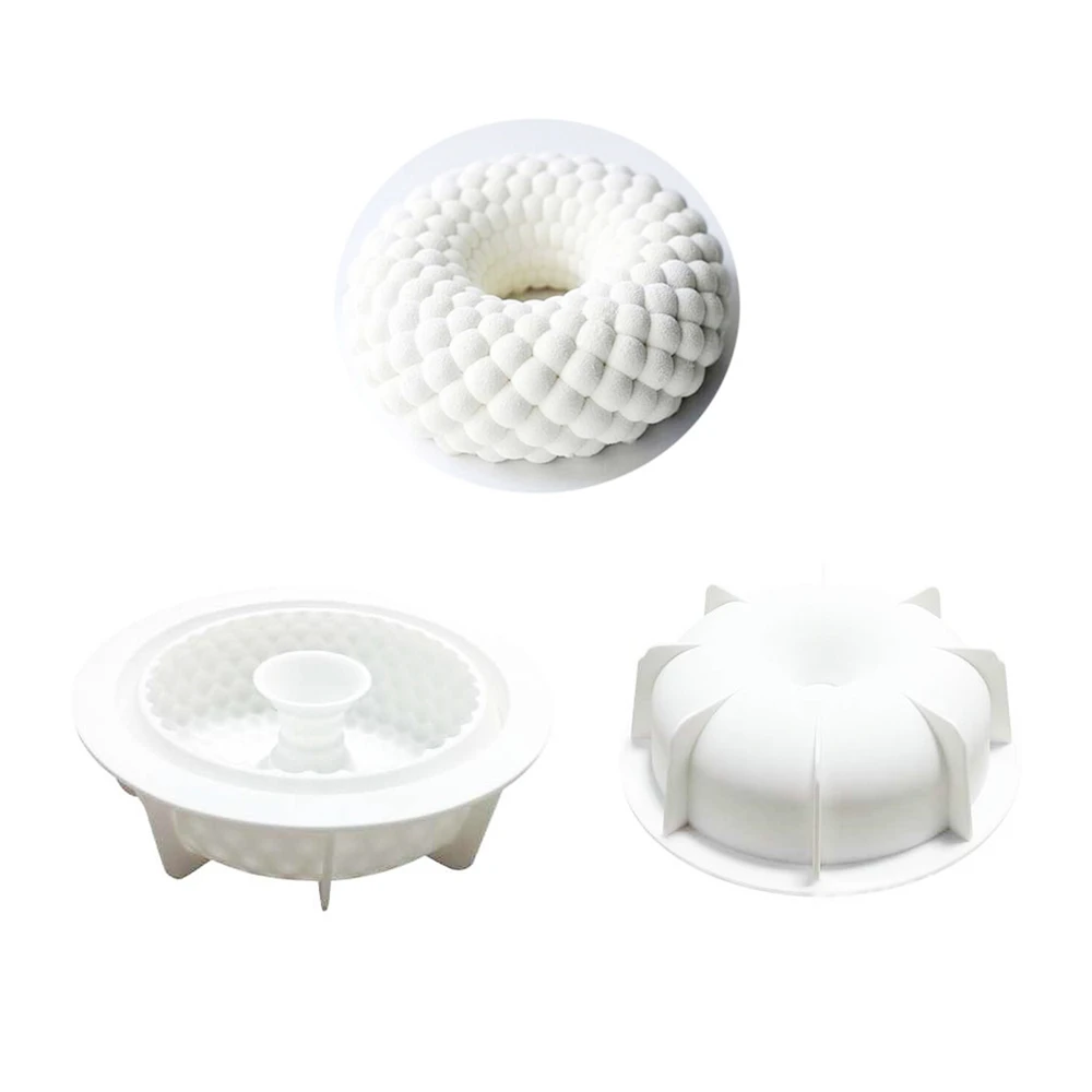 Eco friendly пончик формы силиконовые смолы Мусс Торта Формы для желе пудинга