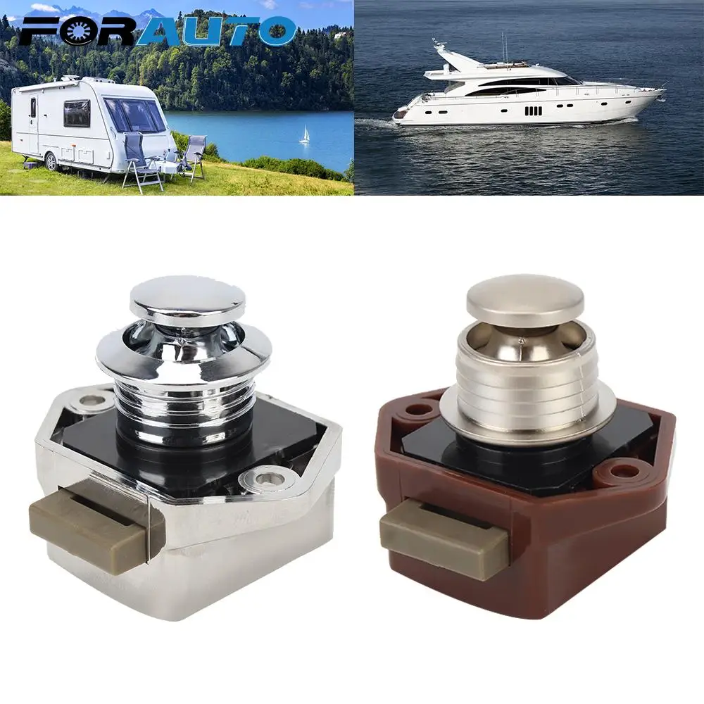 

Diameter 20mm For Furniture Hardware Mini Camper Car Push Lock RV Caravan Boat Drawer Latch Button Locks