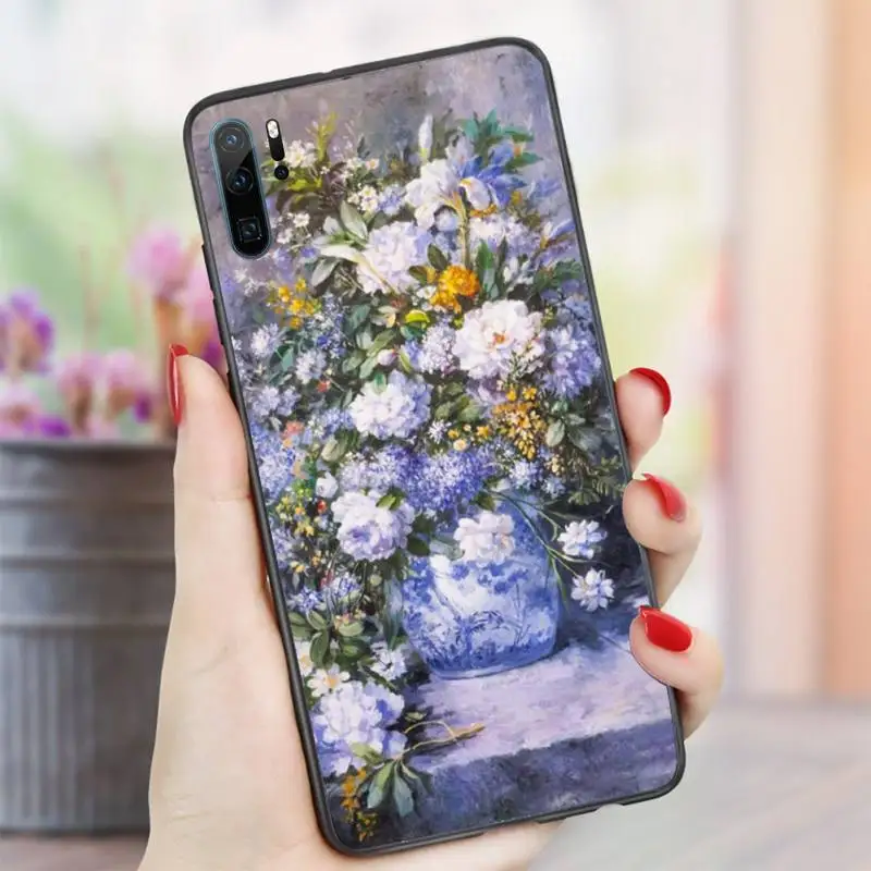 

Auguste Renoir art painting Phone Case For Huawei honor Mate P 10 20 30 40 i 9 8 pro x Lite smart 2019 nova 5t