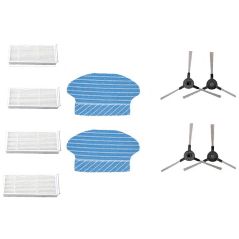 

Spare Parts For Vacuum Cleaners For Proscenic 780T 790T Hepa Filters, Side Brushes, Rags