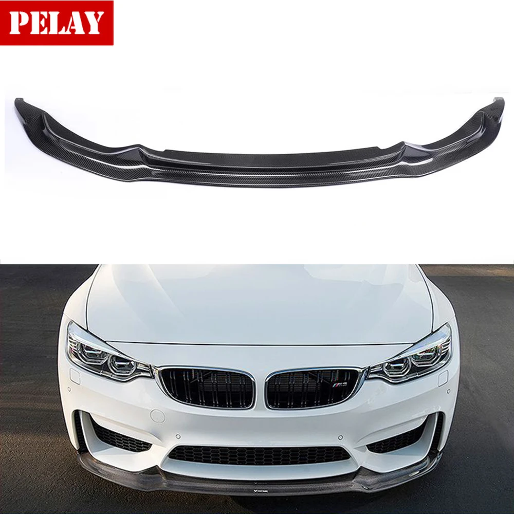 Для BMW F80 M3 F82 F83 M4 2014 2018 седан купе трансформер передний бампер спойлер сплиттеры