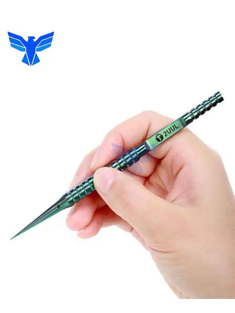 2UUL Высокоточный пинцет из титанового сплава со сканером отпечатков пальцев для