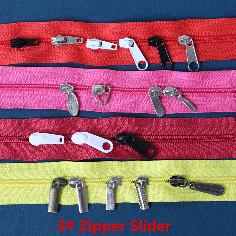 3 # без блокировки слайдеры на молнии в форме капли воды 25 шт./лот металлический