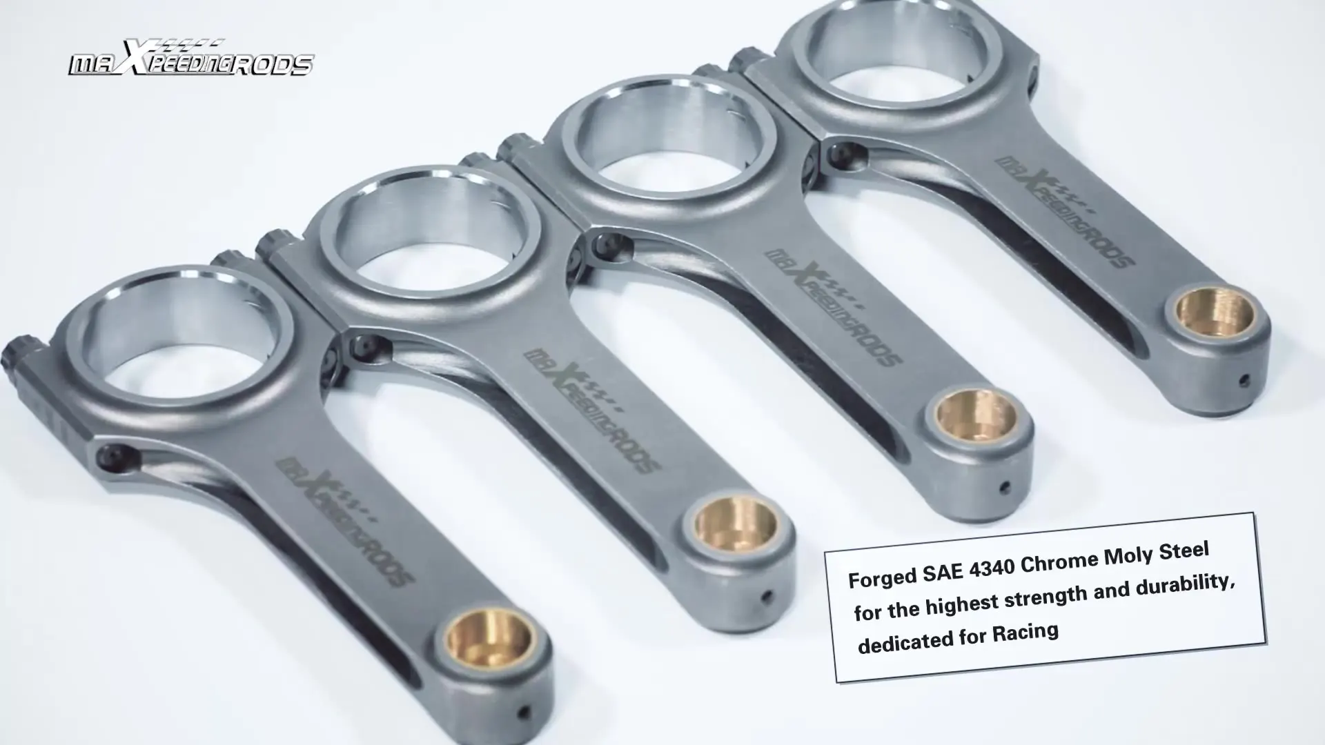 

maXpeedingrods 4340 Forged H-Beam Connecting Rods+ARP2000 Bolts For BMW M10 Engine 135mm Conrod Con Rod Bielle x4 New