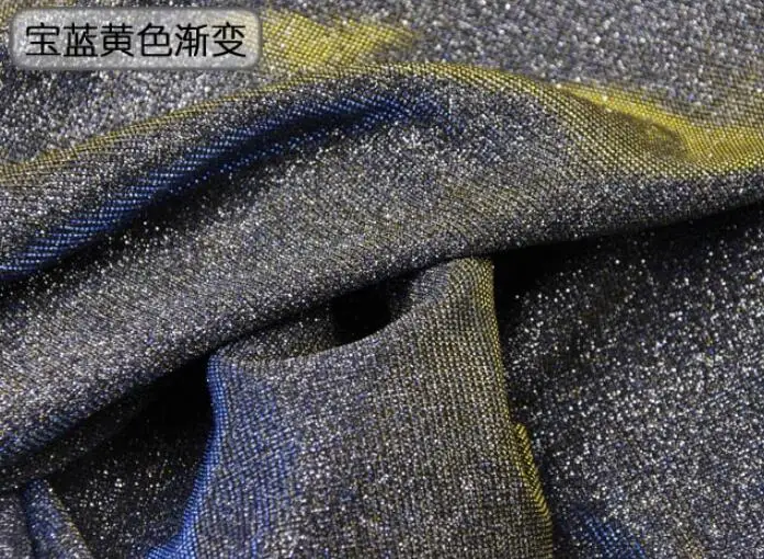 Мигающий поли ткань с блестящей пудрой Bling shimmer Косплей композит украшение свадебного платья материал 50 см* 145 см