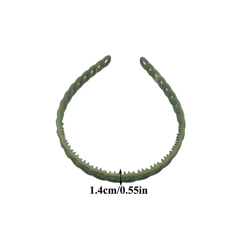 

DIY Chain Simple Frosted Hair Hoop Hair Accessories Elegant Thin Head Hoop Candy Color Plastic Headband 1PC Vintage Hairbands