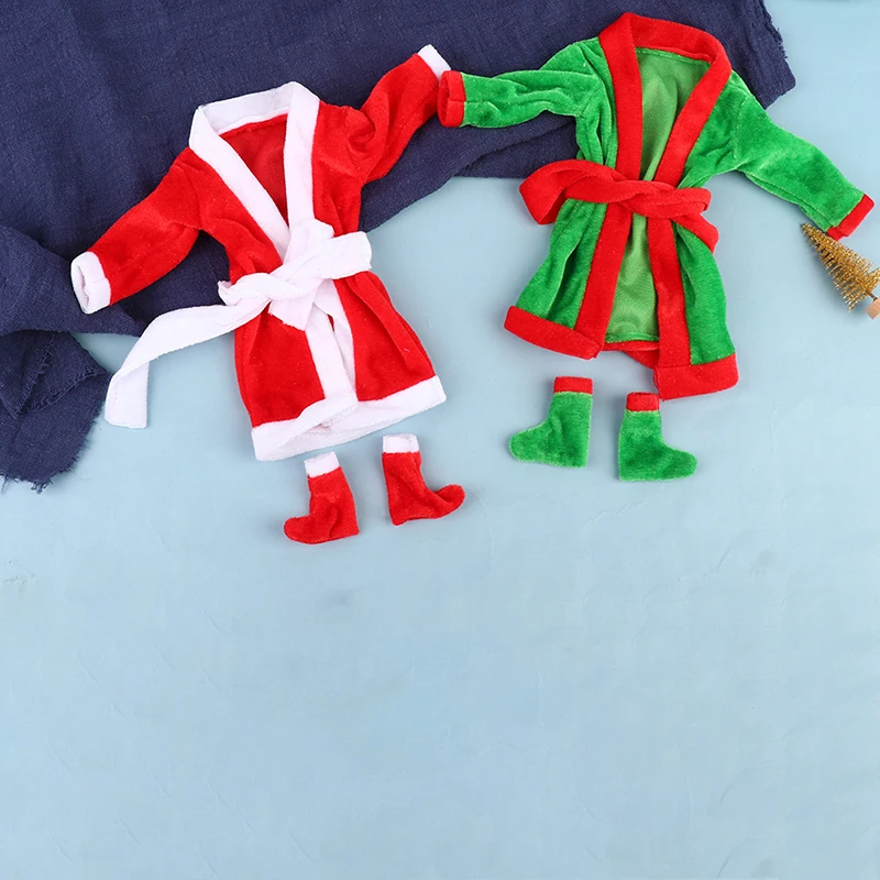 Рождественские традиционные игрушки аксессуары одежда Санта кутюр для
