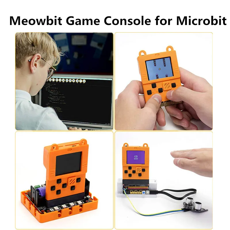 Складная консоль Kittenbot Meowbit программируемые портативные игровые консоли для