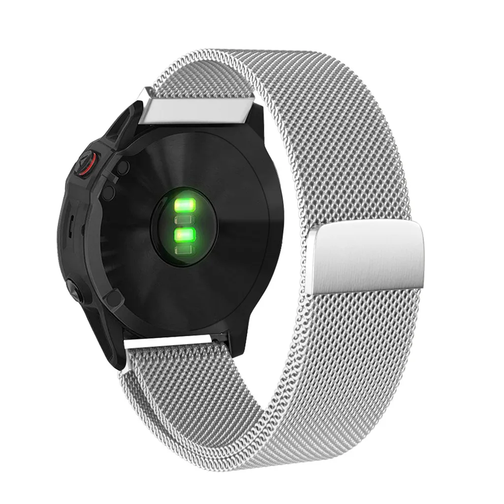 

Magnetic WatchBand Strap Bracelet For Garmin Fenix 6 / Fenix 6Pro Replacement Stainless Steel watchbands bracelets de montre