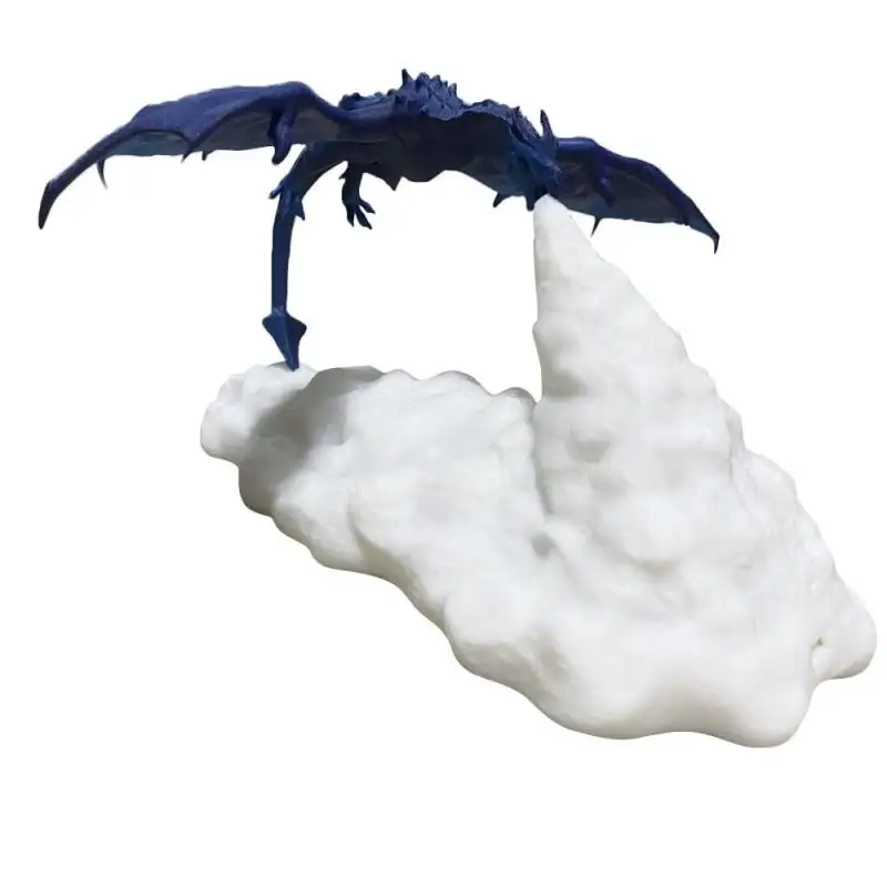 

USB Kid Night Light Creative Dragon Lamp PLA Non-toxic Bulb 1W Flame Lights 3D Printing Children Gift Imitate Moonlight Lantern
