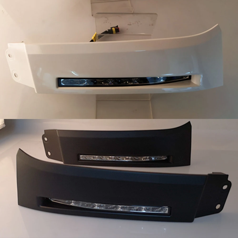 Автомобильные фары на передний бампер 2 шт. 12 В светодиодные дневные ходовые огни