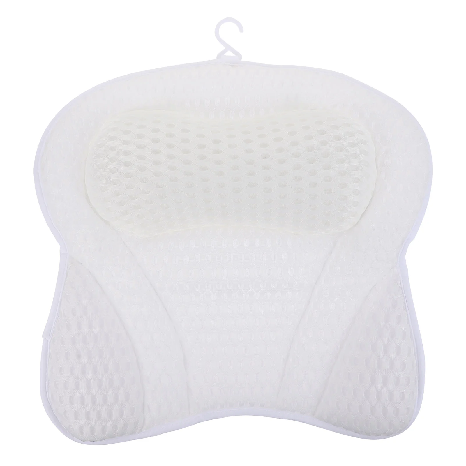 

1 шт. подушка для купания, подушка для ванны, подушка для спа, ванной, подушка с присоской для головы и шеи, подушка (белая)