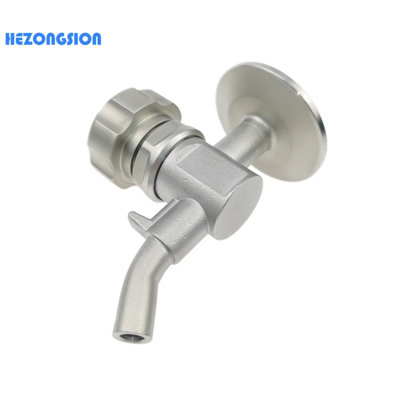 Санитарный клапан для образцов из нержавеющей стали SS316L 1 5 дюйма с тройным