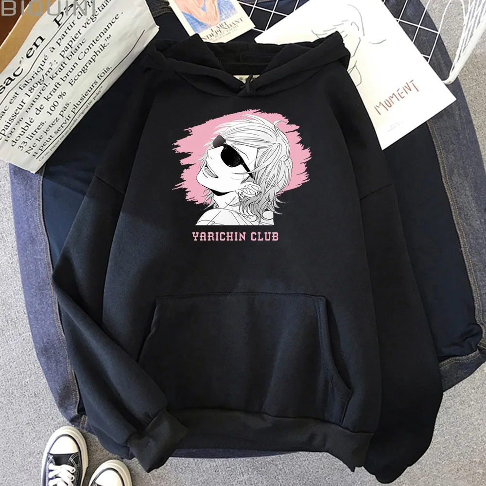 

Yarichin Club Oversized Hoodie Women Boy Love Bj Korean Tops Anime Alex Comics LGBT Pullover Fashion Streetwear Print