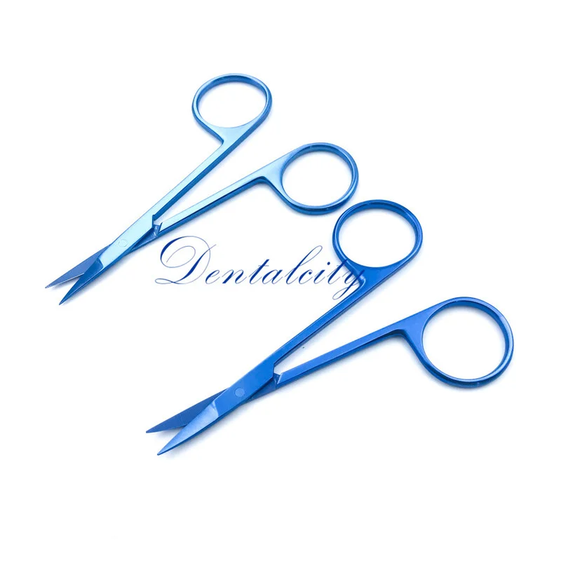 

Titanium Iris Scissors Straight/Curved eye surgical instrument