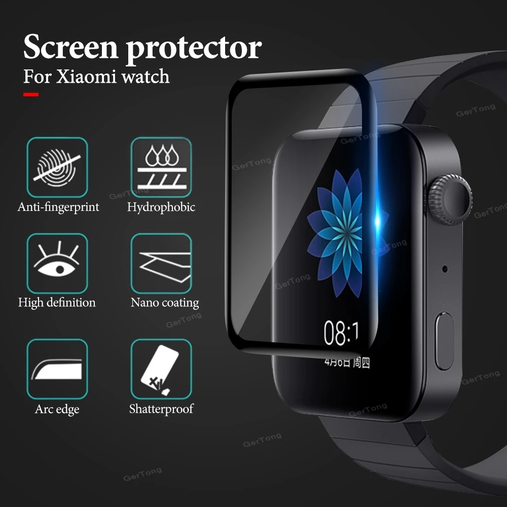 Защитная пленка для Xiaomi Mi Smart Watch 2019 Гидрогелевая новое изогнутое защитное