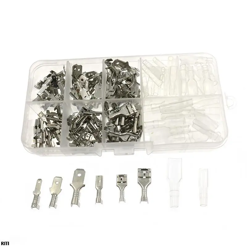 

120/180/270PCS 2.8/4.8/6.3MM Wire And Cable Splicing Terminal Caraccessories