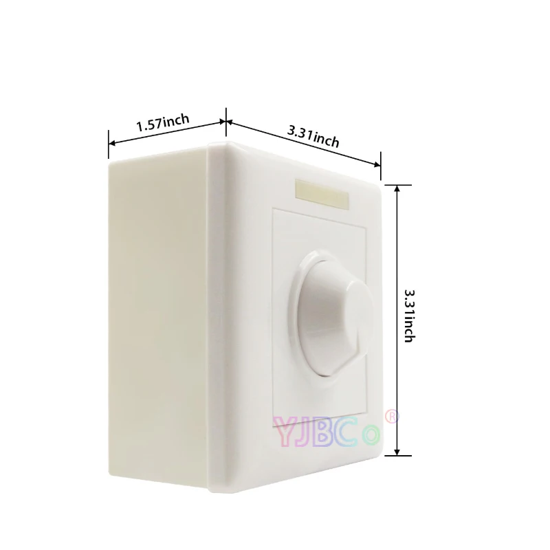Одноцветный настенный выключатель светодиодный диммер DC12-24V 8А контроллер с ИК 12