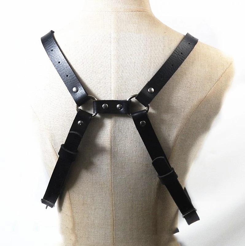 

Sexy Body Garters PU Leather Harness Belts Goth Bondage Cage Top Punk Suspenders Straps Women Chest Female Belt Lingerie Erotic