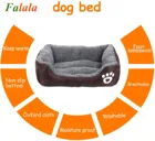 S-3XL большая кровать для кошек и собак, 13 цветов, теплый уютный домик для собак, мягкие флисовые корзины для собак, домашний коврик, осенне-зимний водонепроницаемый питомник