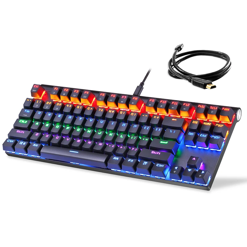 Genuine Motospeed K83 Game Mechanical Keyboard USB wired Bluetooth Dual-mode Anti-ghosting LED MIX Backlight Keyboard for gamer
Genuine Motospeed K83 Game Mechanical Keyboard USB wired Bluetooth Dual-mode Anti-ghosting LED MIX Backlight Keyboard for gamer