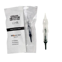 50pcs tattoo needles permanent makeup cartridges for dermografo machine kit eyebrow needle for pmu machine black pearl machine
