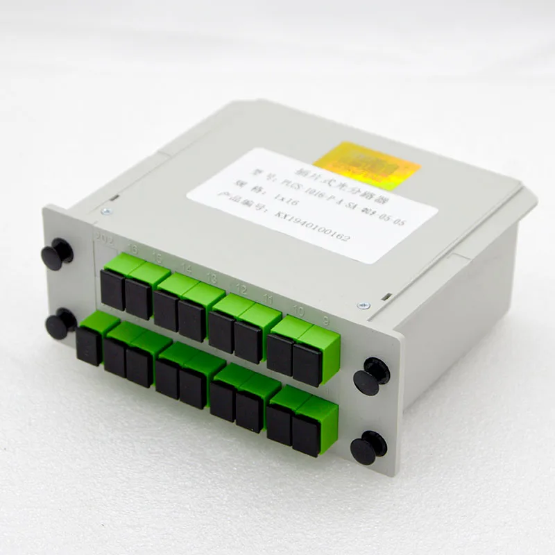 6 шт. Новый Кассетный волоконно оптический разветвитель SC/APC 1x16 встраиваемый