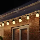 Светодиодное освещение для сада, уличная, уличная, газонная, Декоративная гирлянда, 5 м, 10 м, 15 м, 20 м, для Рождества, свадьбы, 220 В