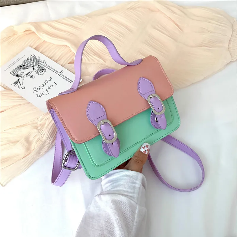 Роскошные брендовые новые модные женские сумки из мягкой кожи Мини Лоскут на