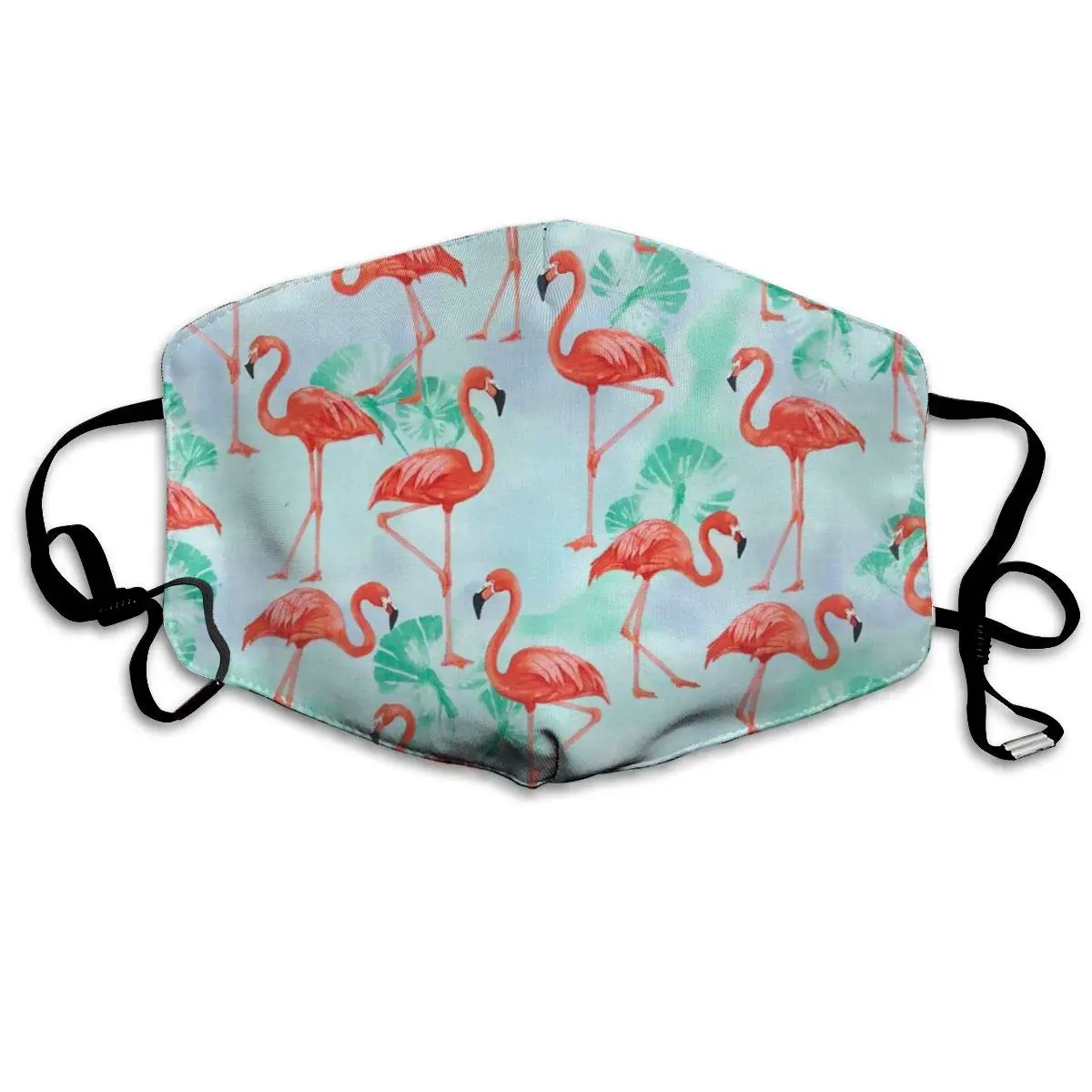 Маска для рта с рисунком фламинго и рая-дышащая Регулируемая Ветрозащитная маска
