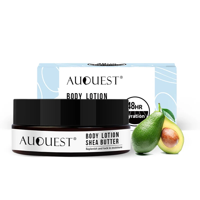 AuQuest Shea Butter Body Lotion Products For Dry Dark Skin Whitening Moisturizing Lightening Korean Care Cosmetics 30g |