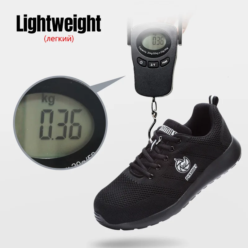 DYKHMILY/Мужская безопасная обувь со стальным носком с защитой от проколов легкие