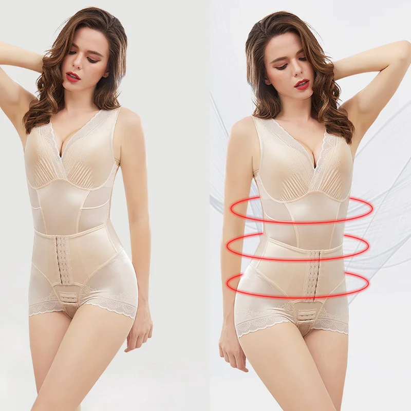 Корсет для похудения корсет с плоскими углами Корректирующее белье женское боди