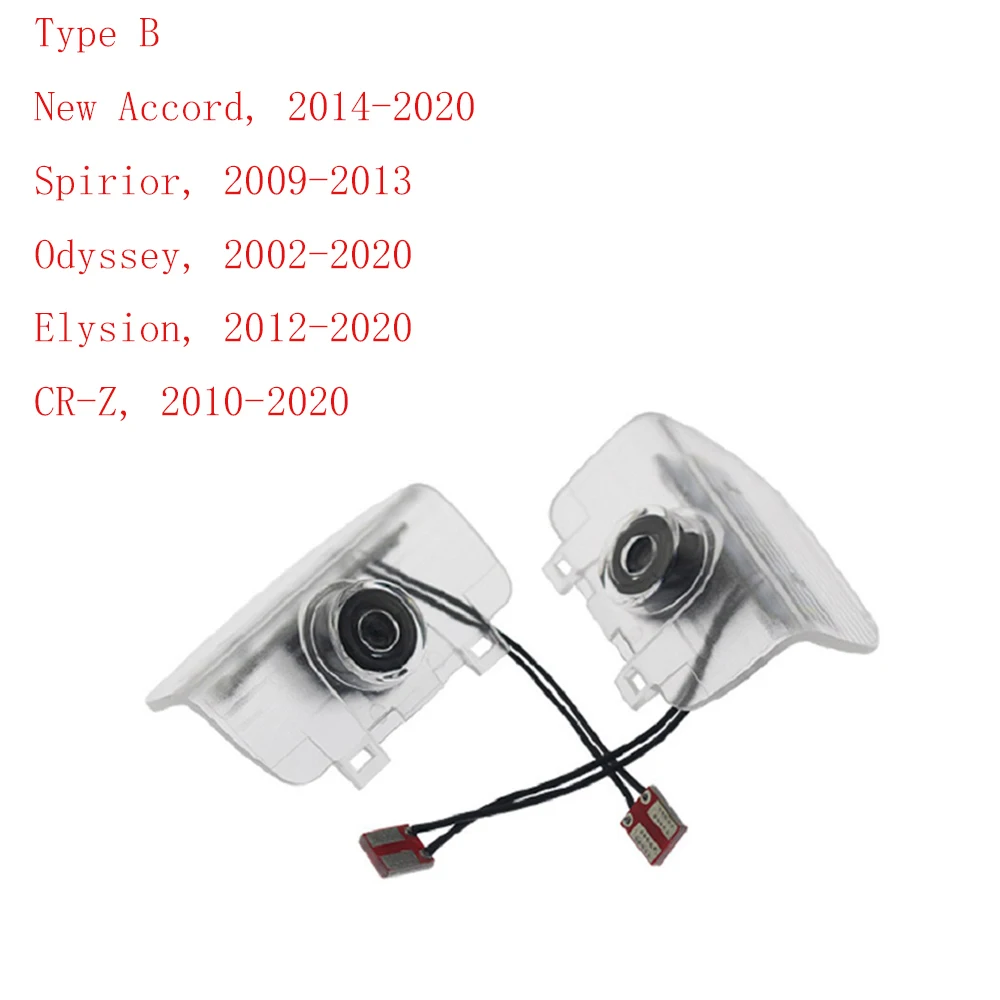 2pcs/lot Odyssey Courtesy Light For Honda Car Door Fit 2002-2020 Styling Welcome | Автомобили и мотоциклы